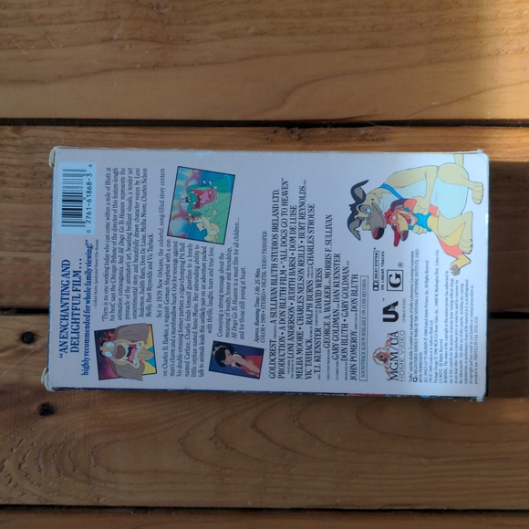 All dogs go to heaven VHS movie - Picture 2 of 2